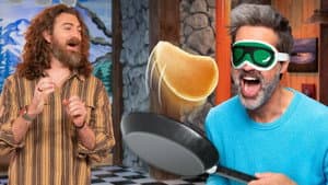 Food Trick Shot Battle (ft. Dude Perfect)