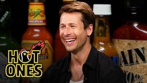 Glen Powell Needs a Wingman While Eating Spicy Wings