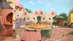 Busy! Having Fun Making Pizza