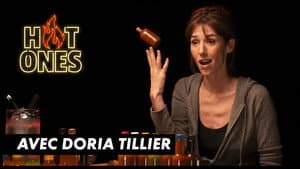 Doria Tillier literally ends up on the floor