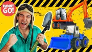 Digging In The Dirt! (Construction Vehicles Dance)