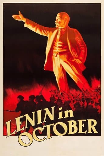 Lenin in October (1937) poster