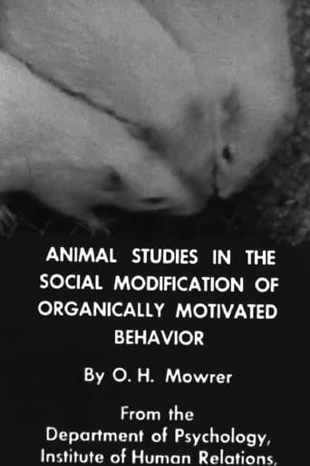 Animal Studies in the Social Modification of Organically Motivated Behavior (1938) poster