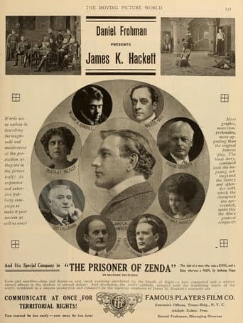 The Prisoner of Zenda (1913) poster
