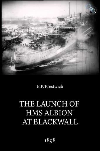 The Launch of HMS Albion at Blackwall (1898) poster