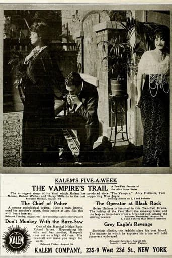 The Vampire's Trail (1914) poster