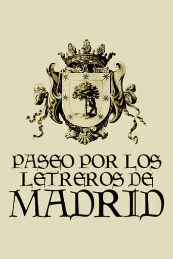 Paseo por los letreros de Madrid (1968) poster