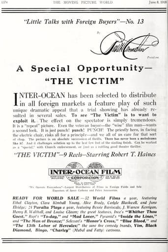 The Victim (1920) poster