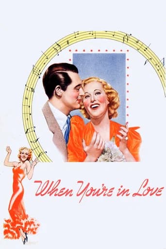 When You're in Love (1937) poster