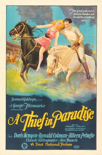 A Thief in Paradise (1925) poster