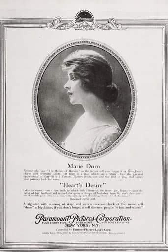 Heart's Desire (1917) poster
