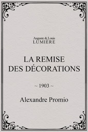 La remise des décorations (1903) poster