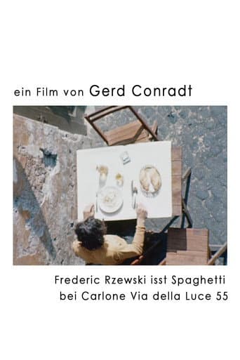 Frederic Rzewski eats spaghetti at Carlone Via della Luce 55 (1967) poster