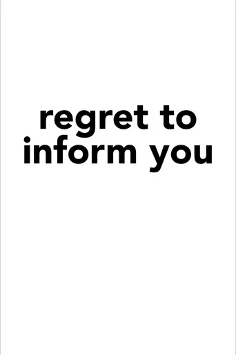 Regret to Inform You (2026) poster