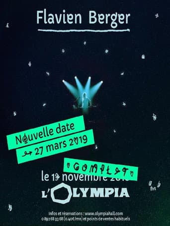 Flavien Berger - Live at Olympia (2019) poster
