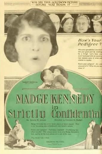 Strictly Confidential (1919) poster