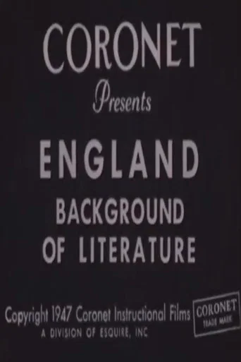 England: Background of Literature (1947) poster