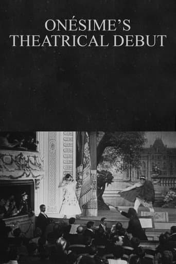 Onésime's Theatrical Debut (1913) poster