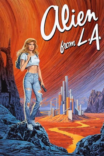 Alien from L.A. (1988) poster