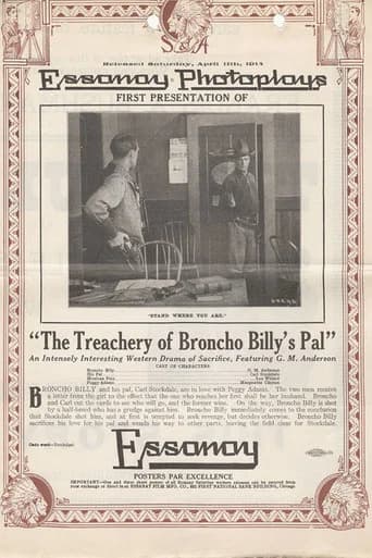 The Treachery of Broncho Billy's Pal (1914) poster