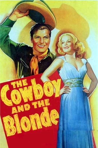 The Cowboy and the Blonde (1941) poster