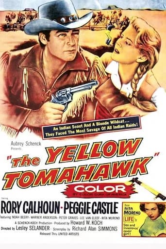The Yellow Tomahawk (1954) poster