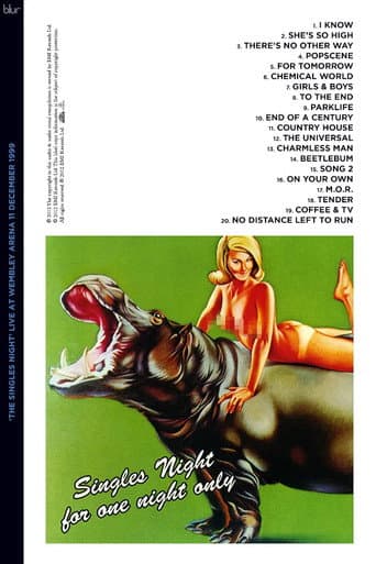 Blur: The Singles Night - Live at Wembley Arena (1999) poster