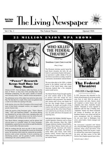 Who Killed the Federal Theatre? (2003) poster