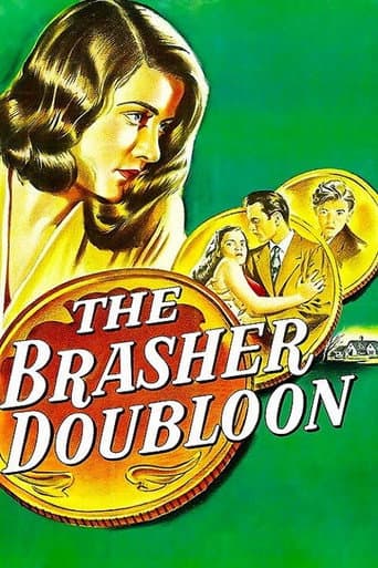 The Brasher Doubloon (1947) poster
