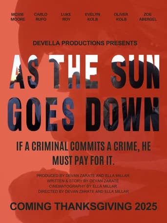 As The Sun Goes Down (2025) poster