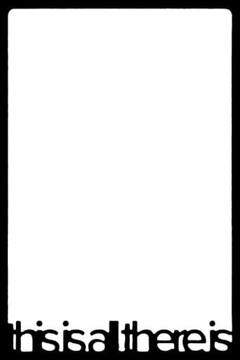 this is all there is (2025) poster
