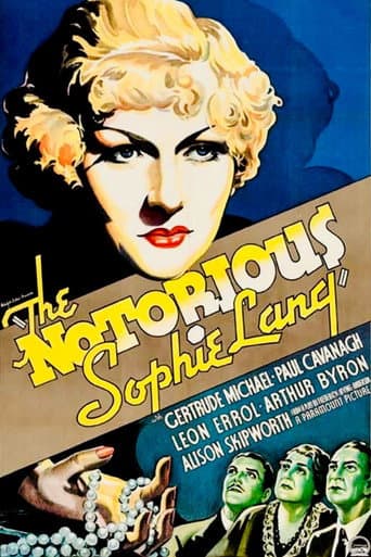 The Notorious Sophie Lang (1934) poster