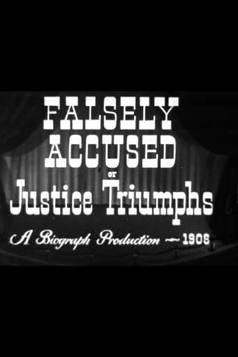 Falsely Accused! (1908) poster