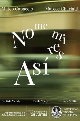 No Me Mires Así poster