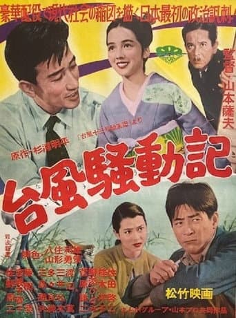 Typhoon Furor (1956) poster