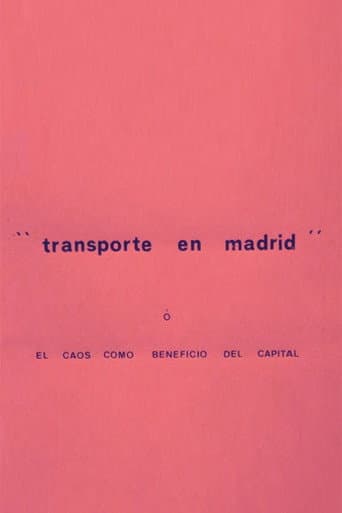 Transporte en Madrid o El caos como beneficio del capital (1977) poster