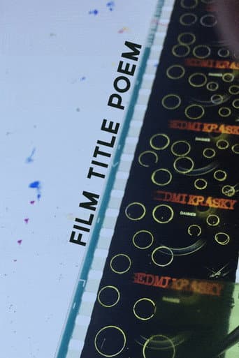 Film Title Poem (2016) poster