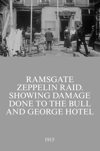 Ramsgate Zeppelin Raid. Showing Damage Done to the Bull and George Hotel (1915) poster