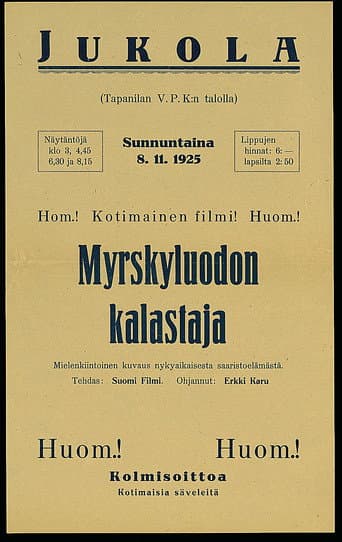 Myrskyluodon kalastaja (1924) poster