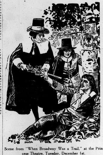 When Broadway Was a Trail (1914) poster
