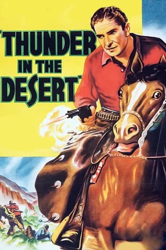 Thunder in the Desert (1938) poster