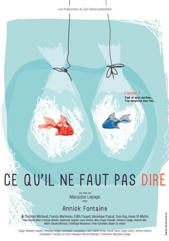 Ce qu'il ne faut pas dire (2015) poster
