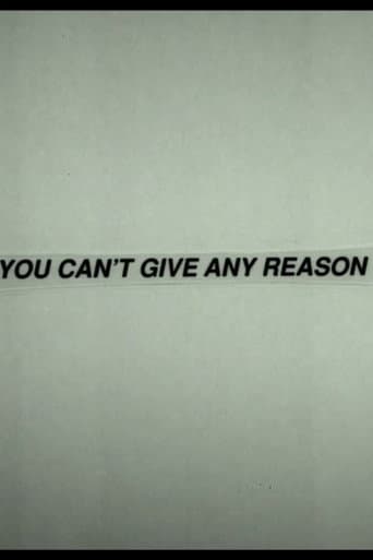 You Can't Give Any Reason (1992) poster