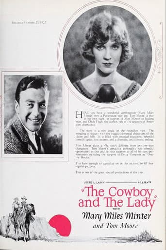 The Cowboy and the Lady (1922) poster