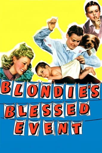 Blondie's Blessed Event (1942) poster