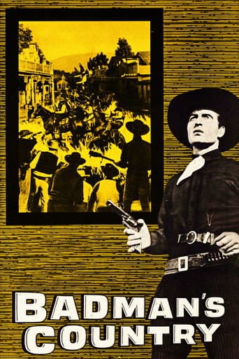 Badman's Country (1958) poster