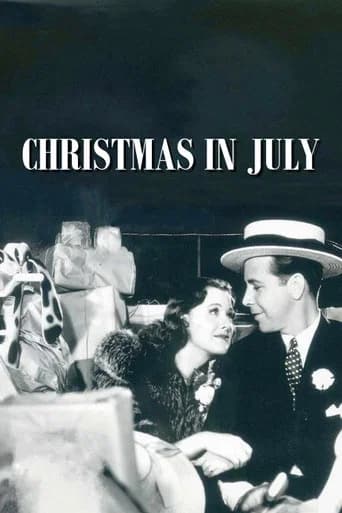 Christmas in July (1940) poster
