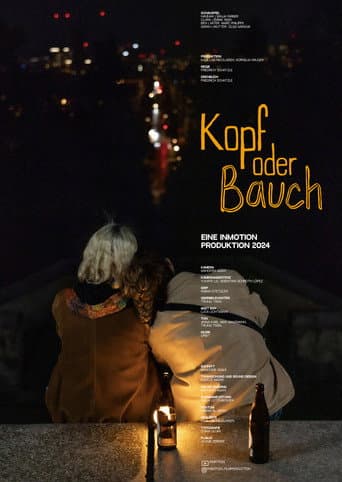 Kopf oder Bauch poster