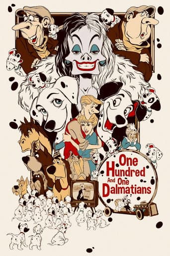 One Hundred and One Dalmatians (1961) poster