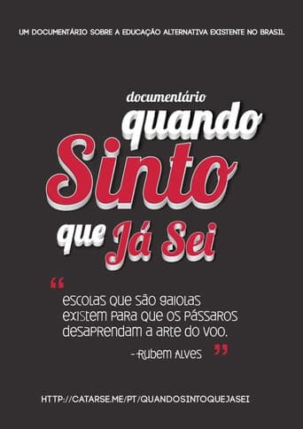Quando Sinto que Já Sei (2014) poster